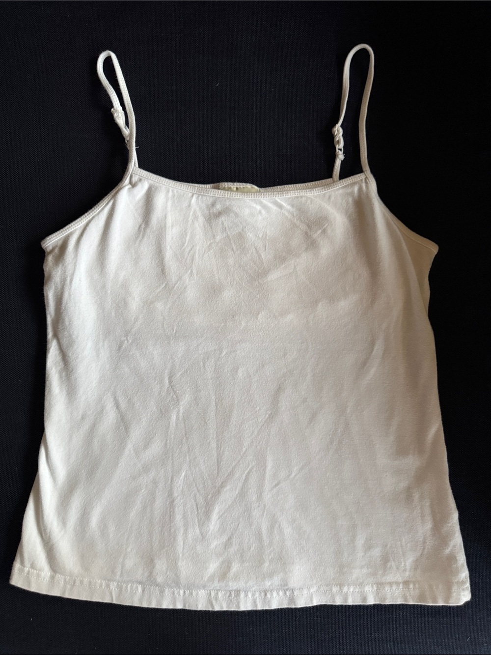 Faded Glory White Adjustable Strap Camisole